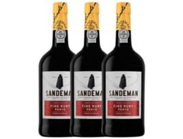 Vinho do Porto SANDEMAN PORTO Sandeman Porto Fine Ruby Porto  (1.5 L - 3 unidades)