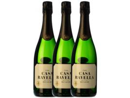 Espumante CASA RAVELLA Casa Ravella Brut Nature Cava (0.75 L - 3 unidades)