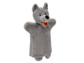 Peluche MORAVSKÁ ÚSTREDNA BRNO Gray Wolf Hand Puppet