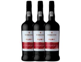 Vinho do Porto JW BURMESTER Jw Burmester Ruby Port Porto (0.75 L - 3 unidades)
