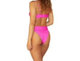 Fato de banho para Mulher HURLEY Knotted Bandeau Rosa para Outdoor (M)