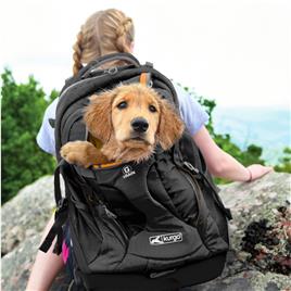 Kurgo Mochila para cães G-Train K9 preto