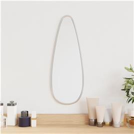 vidaXL Espelho de parede 40x15 cm prateado