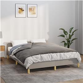 vidaXL Manta pesada c/ cobertura 11 kg 152x203 cm tecido cinzento