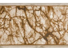 Passadeira Bcf Morad Marmur Mármore Bege/Ouro Cinza 100 cm