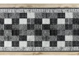 Passadeira Bcf Rafia Cinzento 100 cm