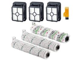 Peças para bissell crosswave sem fio max 2554 2590 series, rolos de escova