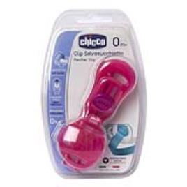 Clip protetor de chupeta Chicco rosa