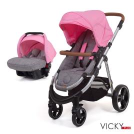 Duo Pierre Cardin Vicky Plus Pink Silver Tube