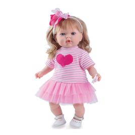 Boneca Tita Vestido Rosa