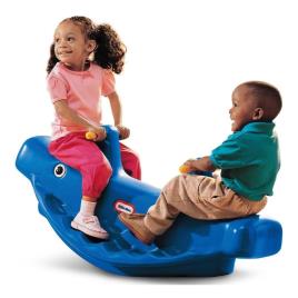 Baleia Sobe e Desce Azul Little Tikes