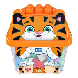 Mega Bloks Balde dos Animais Tigre