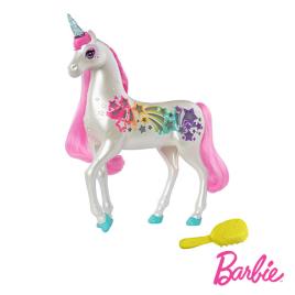 Barbie Unicórnio Luzes Arco-Íris