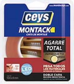 Fita dupla face MONTACK EXPRESS LED