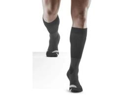 Meias para Homem de Alpinismo CEP COMPRESSION (Tamanho 4 - Cinzento)