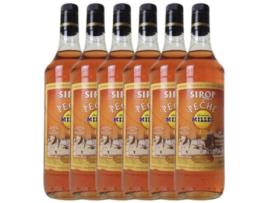 Licor MILLÀS Schnapp Millàs Sirop De Peche (1 L - 6 unidades)