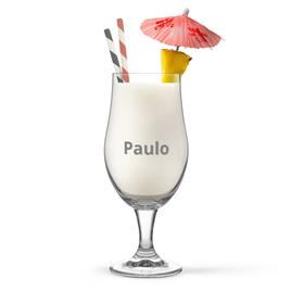 Copo de coquetel personalizado - Pina Colada - 6 unid.