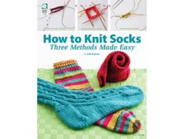 Livro how to knit socks de jeanne stauffer,diane schmidt (inglês)