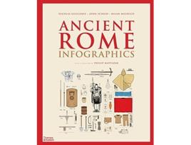 Livro ancient rome: infographics de nicolas guillerat,john scheid,milan melocco (inglês)