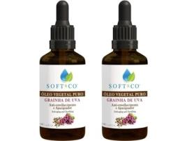 Pack de 2 Óleos SOFT&CO Puro de Grainha de Uva (50 ml)