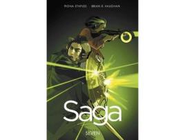 Livro saga tp vol 07 (mr) de brian k vaughan (inglês)