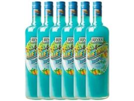 Licor RIVES Rives Blue Tropic (1 L - 6 unidades)