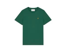 T-shirt para Homem LYLE & SCOTT (S - Algodão - Verde)