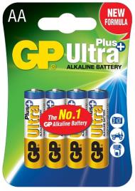 Blister 4 Pilhas Alcalinas LR6 AA (ULTRA PLUS+) - GP