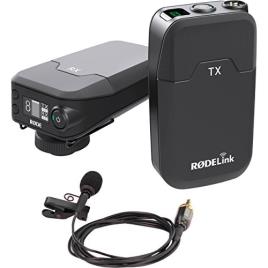 Central Microfone s/ Fios Profissional p/ Filmagens Rodelink FilmMaker Kit - RODE