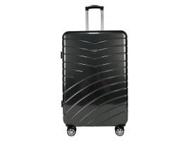 Mala De Viagem Média Rigida Airport Cinzento Escuro 8 Rodas 65cm