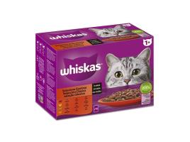 Comida Húmida Gato Whiskas Carne 12x85g