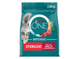 Ração Para Gato Purina One Esterilizado Com Vaca 2.8kg