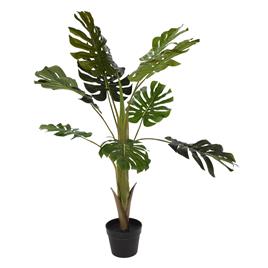 Árvore Artificial Monstera 110cm em Vaso Plástico