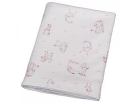 Manta BLANC AVENUE BÉBÉ (75 x 100 cm - 100% Algodão - Rosa)