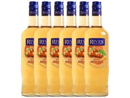 Licor RIVES Rives Avellana Tostada (0.7 L - 6 unidades)