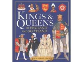 Livro kings & queens of england and scotland de pamela egan (inglês)