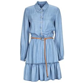 Liu Jo  Vestidos curtos TENCEL  Azul Disponível em tamanho para senhora. IT 40,IT 42,IT 44,IT 46.Mulher > Roupas > Vestidos