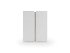 Sapateiro HERDASA Hessa Branco, Carvalho (90 x 95 x 35 cm)