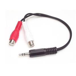CONVERTIDOR AUDIO 15CM MINIJACK 3 5