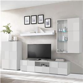 Estante TV DAMA Branco Brilho