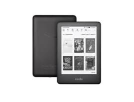 Ebook Reader AMAZON 6'' com Luz Frontal Integrada Wi-Fi 8 Gb (8Gb Preto / Leitor de E-Book + Conjuntos de Protetor de Tela)