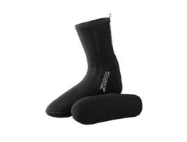 Meias de Natação Unissexo ZOGGS (2XL - Preto)