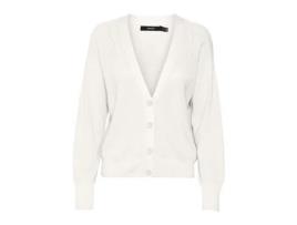 Cardigans de Mulher VERO MODA (L - Branco)