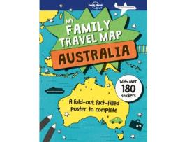Livro lonely planet kids my family travel map - australia de joe fullman (inglês)
