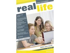 Livro real life global upper intermediate teacher's handbook de gill holley (inglês)