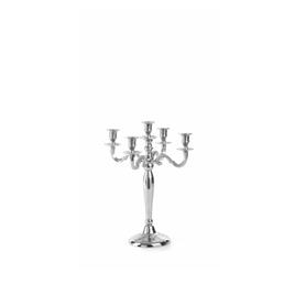 Candelabro para 5 Velas Prateado