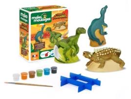 Jogo Criativo MAKO CRÉATIONS Molding Box 3 Dinosaurs (Idade Mínima Recomendada: 4 anos)