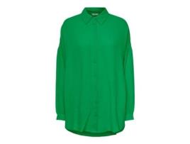 Camisa para Mulher ONLY (M - Verde)