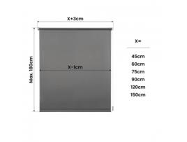 Estor STORESDECO (45 x 180cm - Poliéster - Branco)