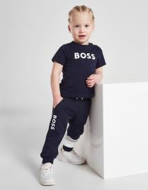 BOSS T-Shirt Large Logo para Bebé - Azul, Azul